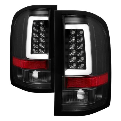 Bild von Spyder 07 - 13 Silverado (Will Not Work w2010 921 Bulb) V3 LED Tail Lghts Blk ALT - YD - CS07V3 - LBLED - BK