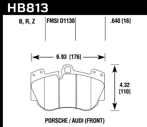 Bild von Hawk 13 - 15 Audi RS5 Performance Ceramic Street Front Brake Pads