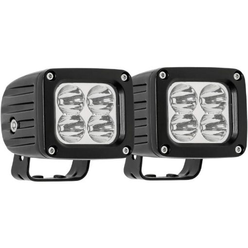 Bild von Westin Quadrant LED Auxiliary Light 3 inch x 2.5 inch Spot w5W Cree (Set of 2) - Black