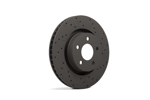 Bild von Hawk Talon 1991 BMW 318i E30 Body Code To 491 Drilled and Slotted Rear Brake Rotor Set