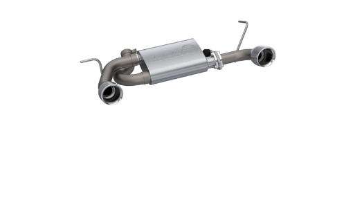 Bild von QTP 07 - 18 Jeep Wrangler 3.6L3.8L 304SS Screamer Axle Back Exhaust w4in Tips